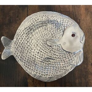 Vintage "Wonders of the Water" 7-Inch Fish Plate by Arthur Court
